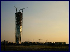 Turning Torso under construction 2004